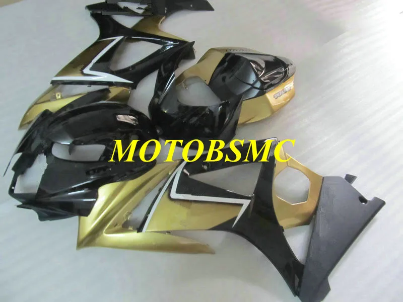 Набор обтекателей мотоцикла для GSXR1000 K7 07 08 GSXR 1000 2007 2008 ABS пластик золотой черный