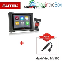 Autel MaxiSYS Elite инструмент диагностики и программирования ECU сканер с J2534 коробка осмотр Камера MV105 как подарок обновление MS908P