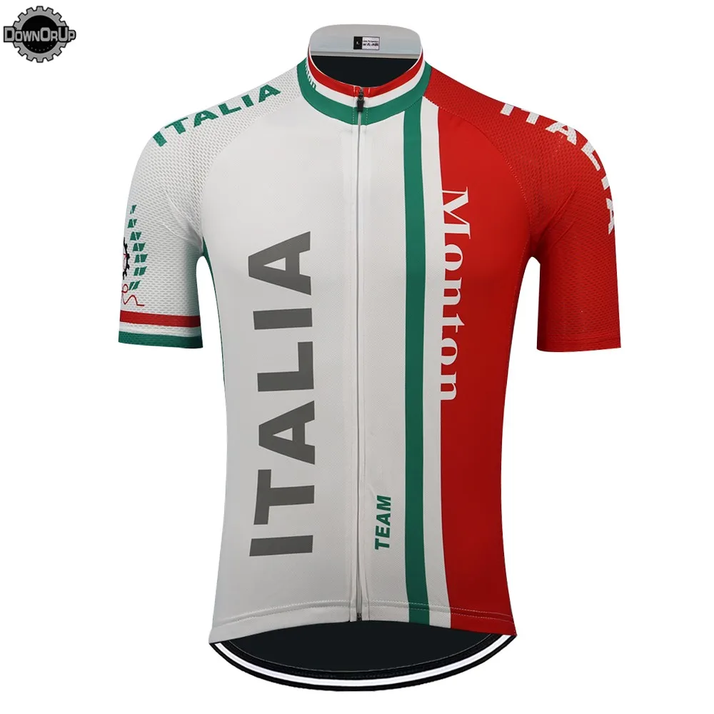 Италия Велоспорт Джерси ropa ciclismo мужская с коротким рукавом команда Велосипедная Одежда для велоспорта Джерси Триатлон Одежда даунруп MTB - Цвет: men