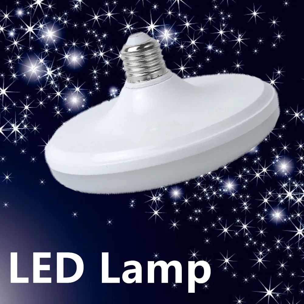 Светодиодная лампа UFO E27 12 Вт 15 18 20 24 36 SMD 2835 220 В перем. Тока белая теплая