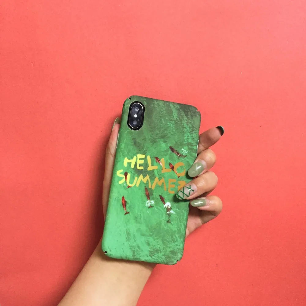 Luxury Ultra Thin Emerald Green Purple Word Phone Case For Iphone X XS luxury-ultra-thin-emerald-green-purple-word-phone-case-for-iphone-x-xs