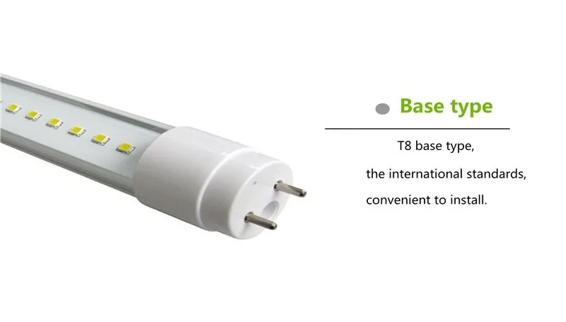 DHL 25X светодиодные лампы трубки T8 свет 2FT 3FT 4FT 5FT 6FT 0.6 м 0.9 м 1.2 м 1.5 м 1.8 м 110 В 220 В led флуоресцентные трубки T8 лампа Теплый/белый