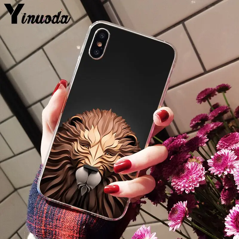 Abstract animal avatar lion wolf  black bear  deer 