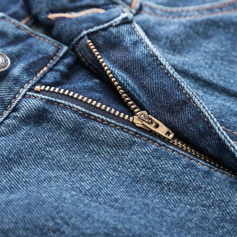 Hot Product SEMIR Denim trousers male 2019 new loose cotton jeans men's autumn small tapered pants trend students cotton