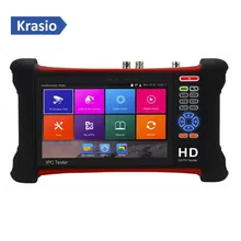 Портативный тестер систем Скрытого видеонаблюдения с дисплеем 4 K IP 8MP TVI CVI 5MP аналоговая камера высокого разрешения с 7 дюймов ЖК-дисплей сенсорный экран HDMI, определитель местоположения кабеля, видео измеритель уровня