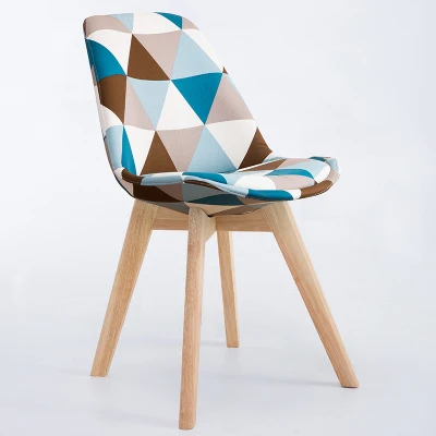 Луи Мода Гостиная стулья простой Ткань Искусство столовая стул отдыха экономии Студенческая спинка современный - Цвет: G22
