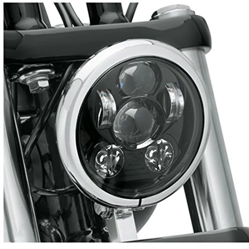 Для мотоциклетного проектора Harley 5-3/4 &quot светодиодный ная Фара 5 3/4 для Sportster Iron 883