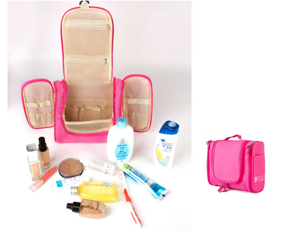Travel Portable Organizer Bathroom Storage Cosmetic Bag, Portable Hanging Toiletry Bag wash bag for Women for vacation New       (9)