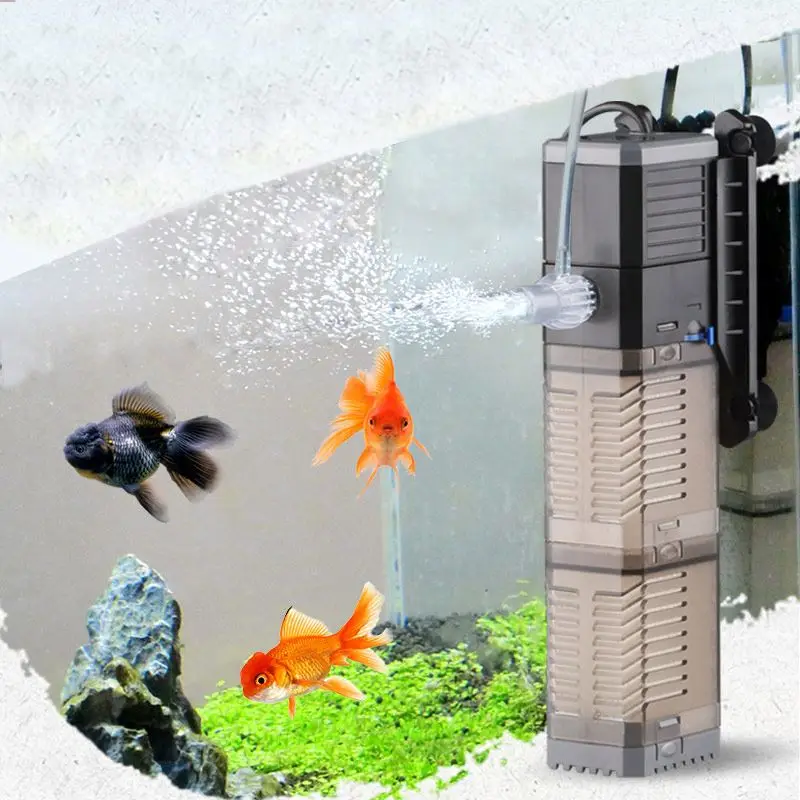 

Aquarium filter mute three in one built-in filter for aquarium filtration / fish tank filter/MultiFunction Submersible filter