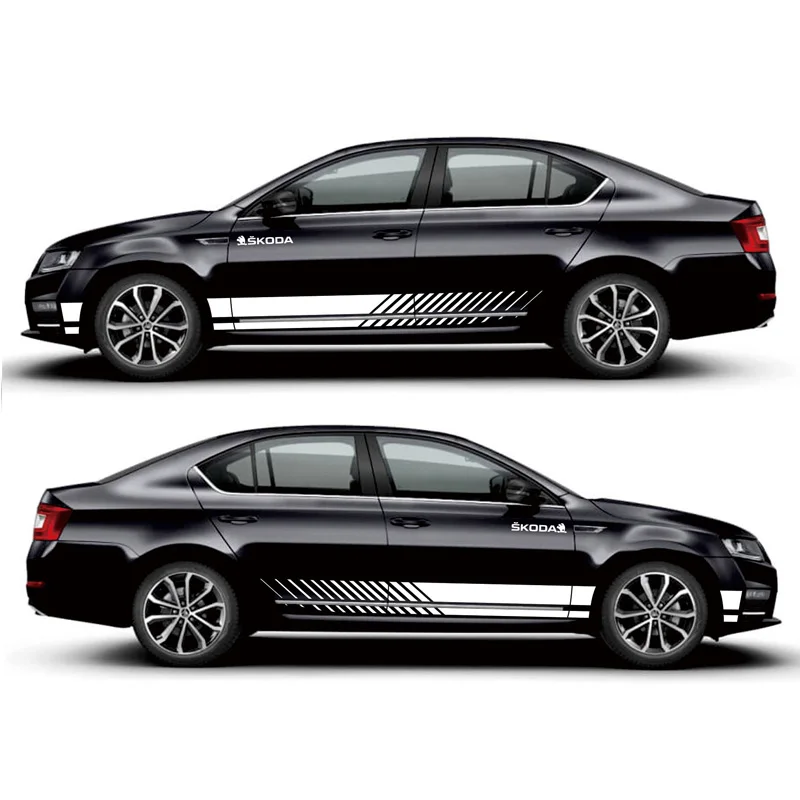 Автостайлинг TAIYAO Спортивная Автомобильная наклейка для Skoda Octavia стикер Mark Levinson