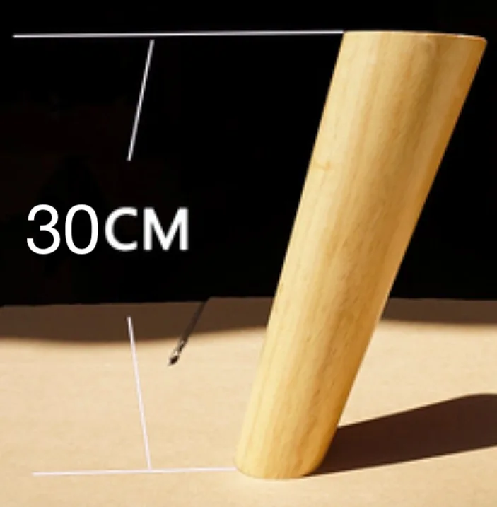 Us 5394 17 Di Sconto4 Pezzilottp Altezza 30 Centimetri Di Diametro 3 4 Cm Obliquo Divano Gambe In Legno Massello Mobile Tv Tavolo Piedini