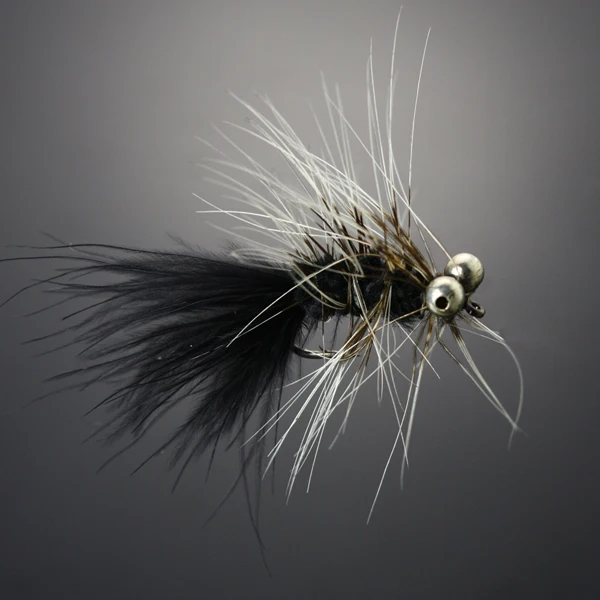 H010-Marabou Damsel Boobies Tadpole Woolly Buggers Trout Fly Fishing Flies- (3)