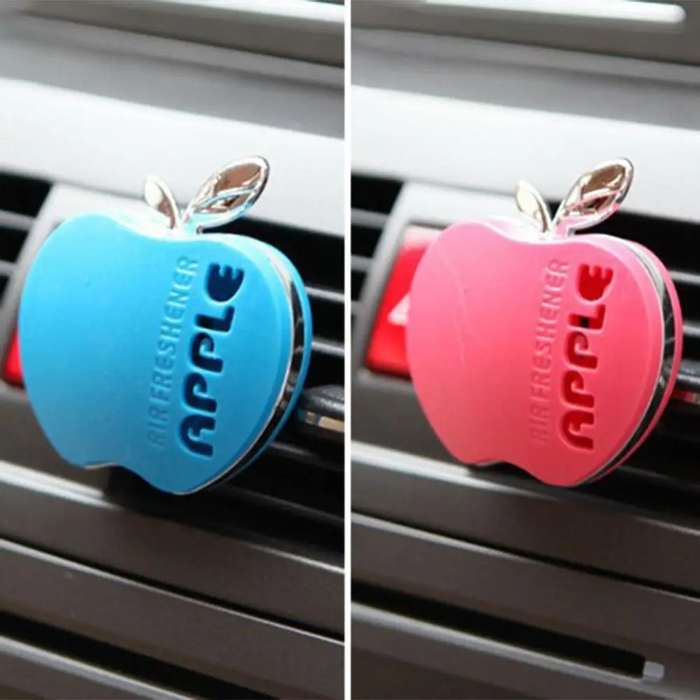 

Auto Car Air Freshener Outlet Perfume Scent Interior Apple Shape Aromatherapy Fashion Car Air Freshener Car Styling