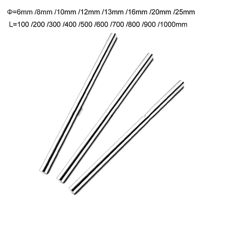 

6pcs/lot linear shaft diameter 12mm length 600mm long harden linear rod 12*600mm round shaft chrome plated for CNC parts