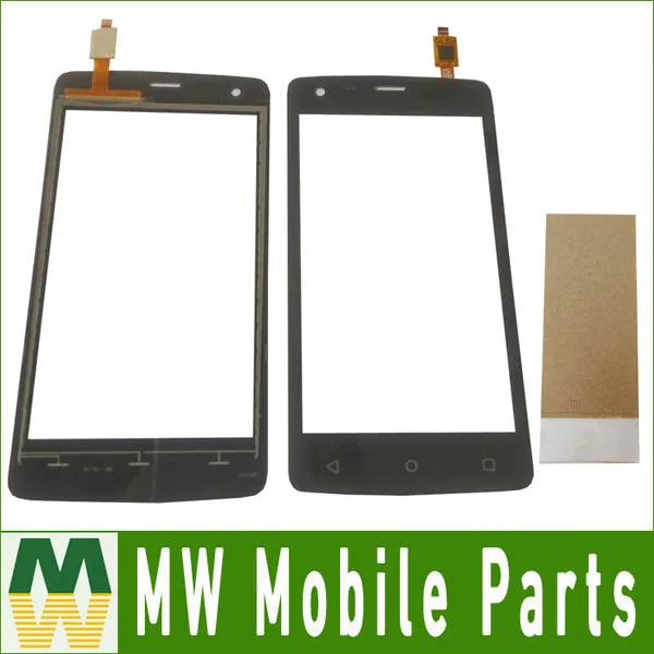 

1PC/ Lot For Tele2 Midi V1.1 Versions Touch Screen Digitizer Replacement Part Black Color With Tape