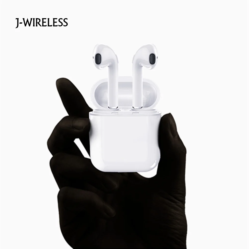 

True Wireless Stereo Earphones with Mic TWS Earbuds Hifi Earphone with Charging dock for Smart Phones PK I7 I7S