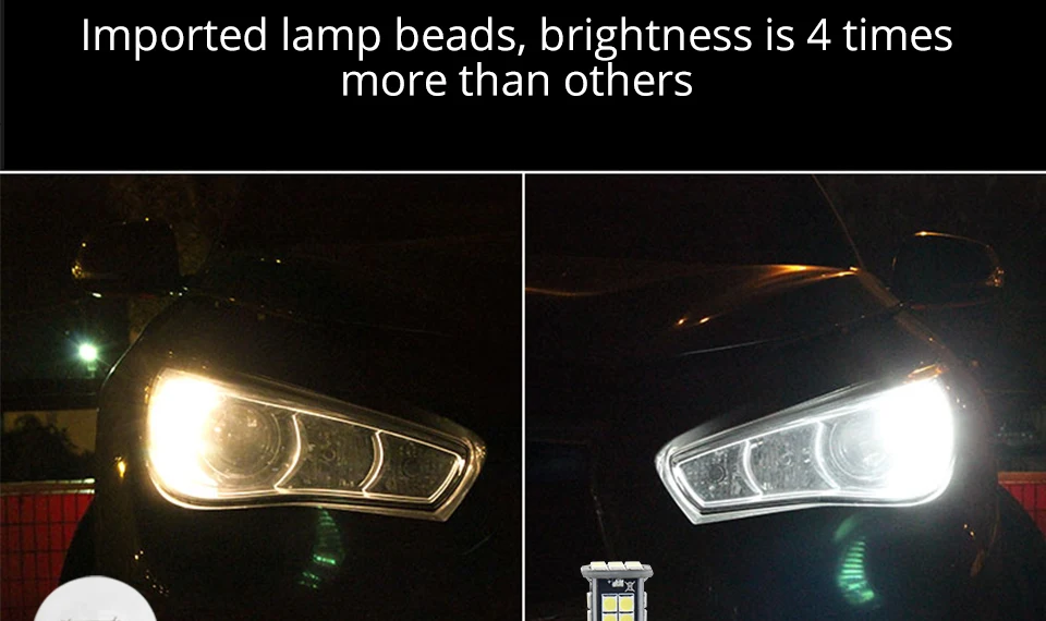 2pcs 1960Lm T20 W21W LED W215W LED WY21W 7440 7443 LED Bulb 3030 SMD Chip Car Brake Reverse Light 12V Lamp Turn Signal 14V 24V (8)