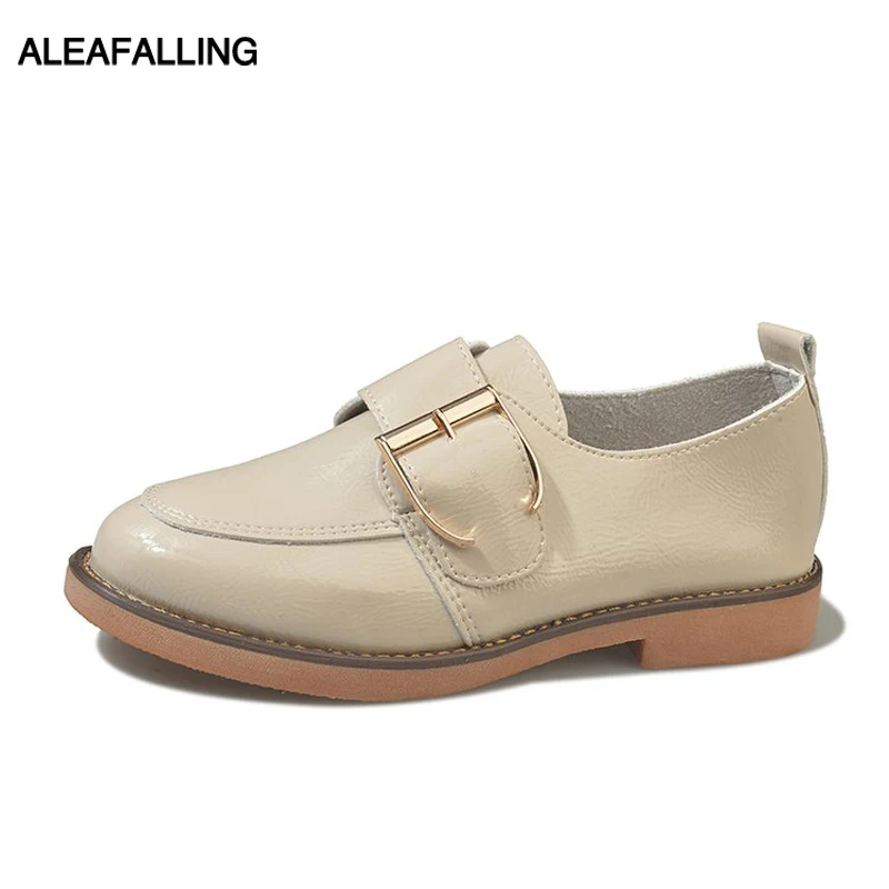 

Aleafalling Women Boots Autumn Winter Buckle Mature Soft Leather Lady Shoes Sewing Solid Outdoor Girl's Shoes 2Colors AWBT49