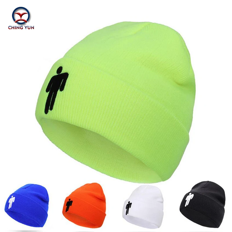 

CHINGYUN Hat Street Men and women Fashion Knitted Wool Cap Thick Villus Winter Warm Hit Outdoor Multicolor Cartoon humanoid Hat