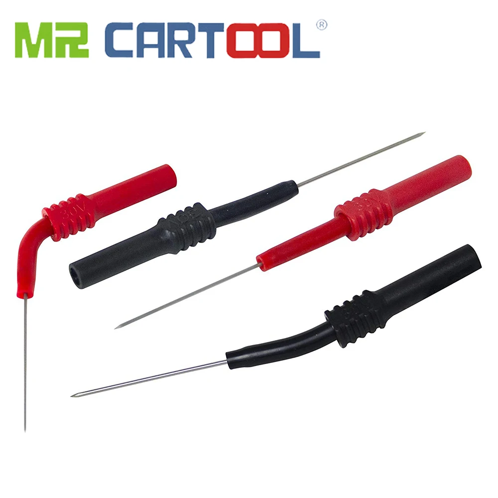 Mr Cartool Lisle 65150 1mm Flexible Probe Back Probes 3.5cm Test Needle Table With 4mm Banana Socket |