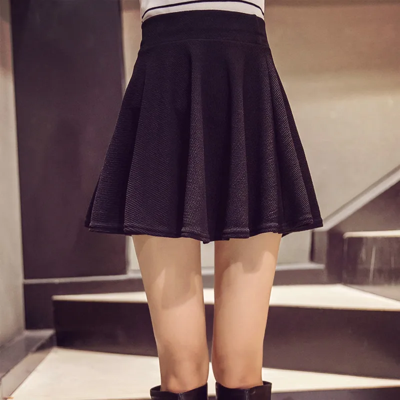 

2018 Spring Summer Ball Gown Skirts Woman Shorts Skirt Big Size Office Lady Skirts Female Elastic Mini Skirt