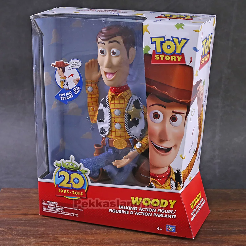 

Toy Story Woody Jessie Talking Action Figure 1995-2015 Sherif PVC Collectible Model Toy Decoration Doll (French Version)
