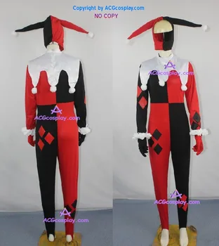 

Batman Harley Quinn cosplay costume include the gloves and mask prop