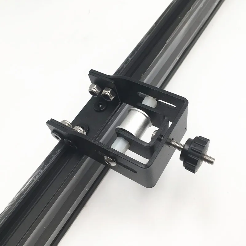 Скидка Funssor Creality CR 10 S4 S5 3D принтер Регулируемый натяжитель оси Y Комплект стальной черный цвет натяжитель ремня ГРМ оси Y