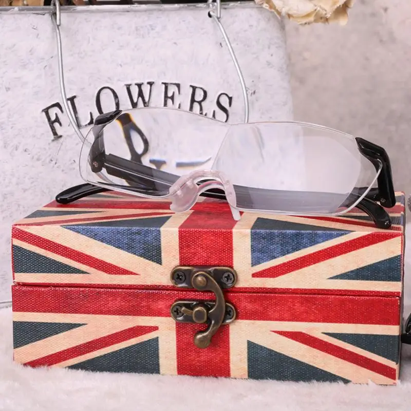 Magnifying Presbyopic Glasses Eyewear Reading 160% Magnification to See More and Better Magnifier Portable Needle Arts & Craft