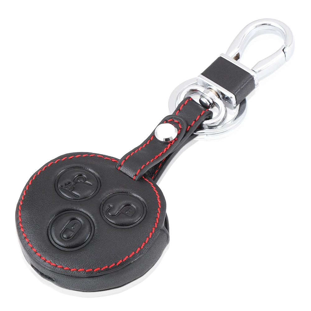 Genuine Leather Key Cover For Mercedes Benz Smart city roadster 3 three