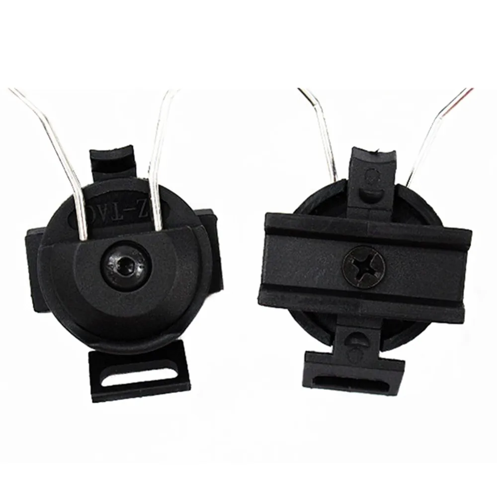 Z-TACTICAL HELMET RAIL ADAPTER SET FOR COMTAC III HEADSET BLACK (4)