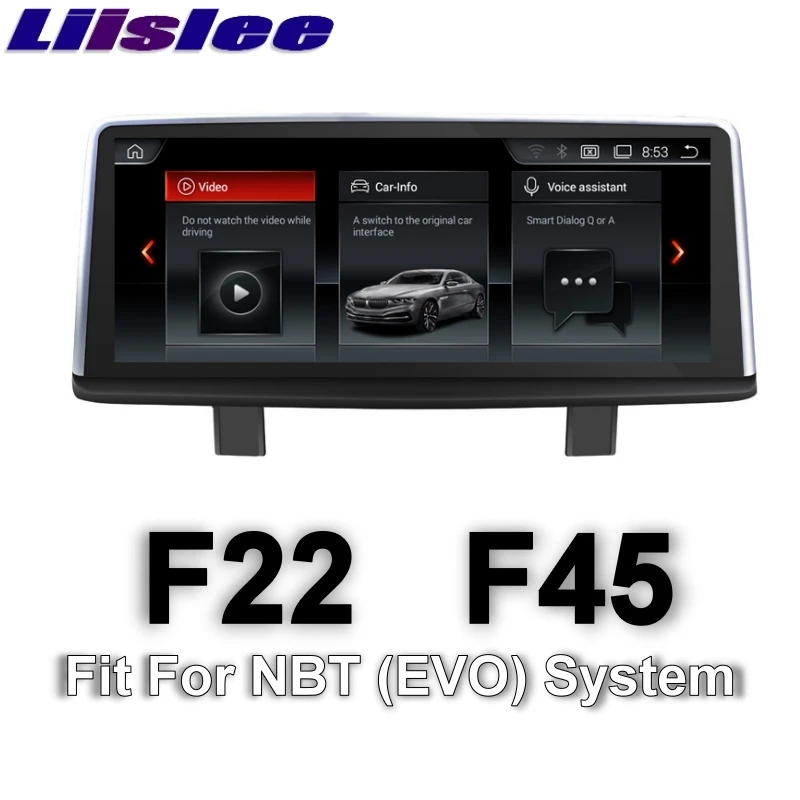 Best LiisLee Car Multimedia GPS Audio Hi-Fi Radio Stereo For BMW 2 Series F22 F45 MPV 2014~2018 Original NBT Style Navigation NAVI 1