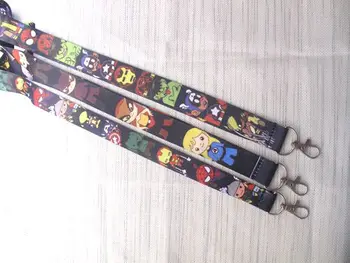 

New 30 pcs Popular Cartoon superheros superman batman Phone key chains Neck Strap Keys Lanyards Free Shipping L01