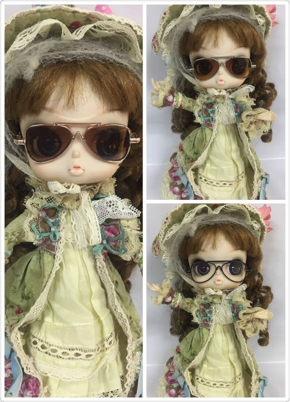 BdJD очки для кукол 6,5 см, для 1/3 BJD куклы, pullip 0621