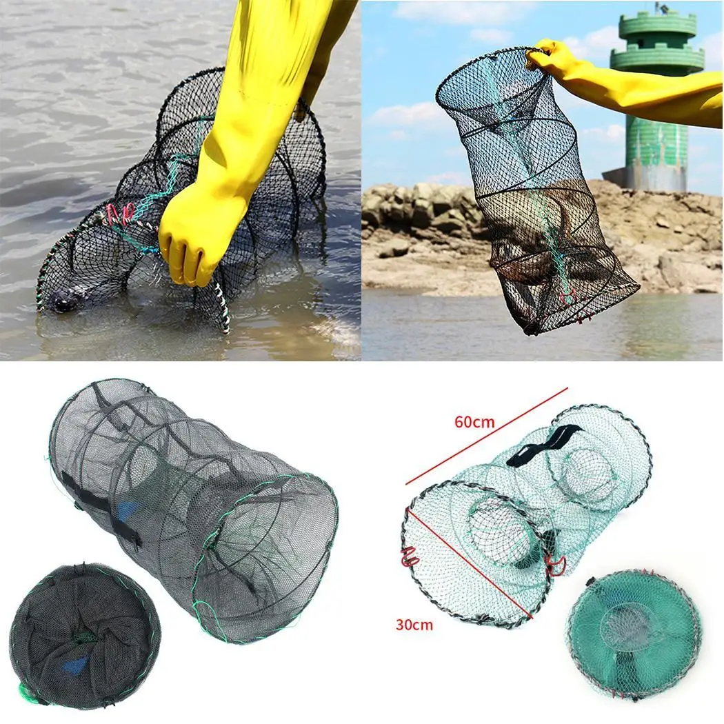 Automatic Folding Shrimp Cage Round Spring Encryption, Special