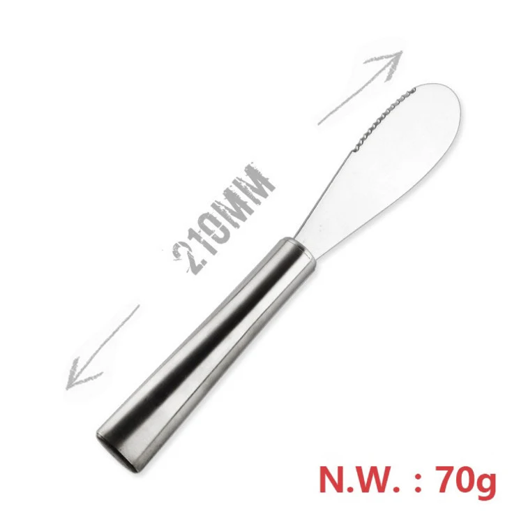 

1pc high quality stainless steel utensil cutlery butter knife cheese dessert jam spreader breakfast tool