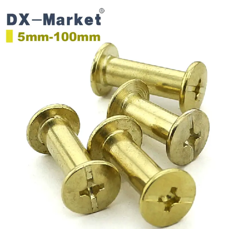 m5*18 , 50pcs/lot oval head semi tubular rivets , Wholesale Photo album
