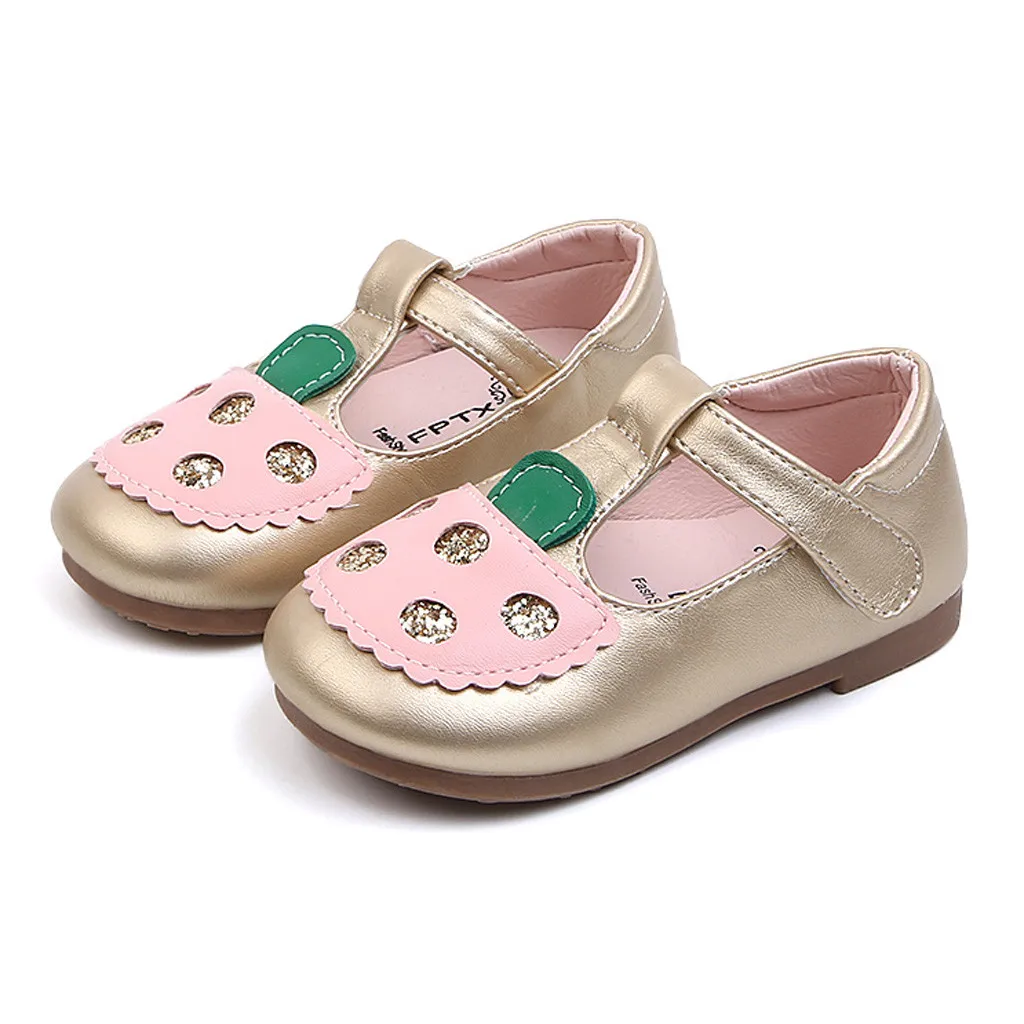 

LONSANT Children shoes Leather Mixed Colors Girls Sandals Hook & Loop Baby Shoes Summer Elegant Princess Girls Sandals