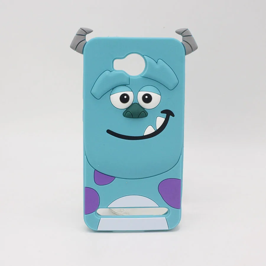 

Cute Cartoon Case For Huawei Y6 II 2 Y6II Y5II Y5 II 2 Y3 II Back Cover For Huawei Y625 Y635 Capa 3D Sulley Silicone Phone Cases