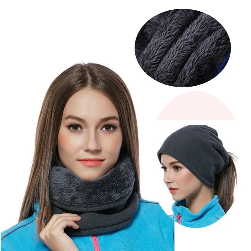 Winter Thicken Warm Fleece Neck Warmer Snood Cycling Scarves Men Bufanda Ski Bicycle Scarf Women Cachecol Feminino