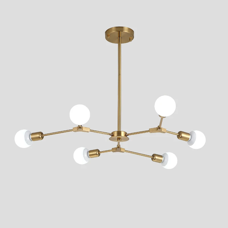 Luces colgantes LED modernas lámparas colgantes nórdicas arte restaurante 3/6/9 luz comedor-lámpara colgante Lamparas iluminación decoración del hogar