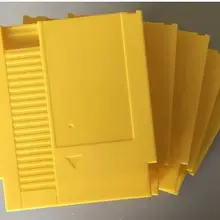 Желтый цвет 72 Шпильки игры замены картриджа Пластик В виде ракушки для NES