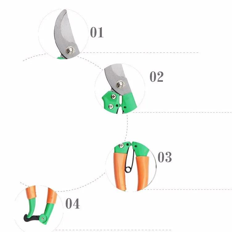 Сад Ножницы прививка инструмент фруктовых деревьев ножницы высокоуглеродистой Сталь серпы Garden Tool прививка режущий секаторы