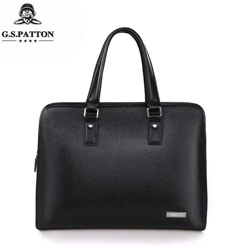 

Leather men's first layer leather business bag men's shoulder Messenger bag
