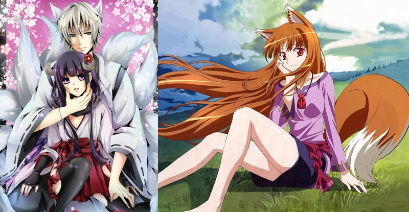 Аниме Spice and Wolf Holo, лисий хвост, реквизит для косплея, поцелуй, Kamisama Hajimemashita, лиса, Neko, уши для женщин, девушек, сексуальные аксессуары