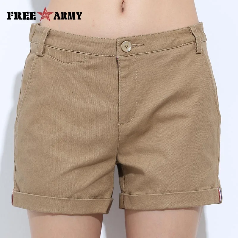 clothing brand decree FreeArmy Female Designs Women's Summer Brand Shorts Two