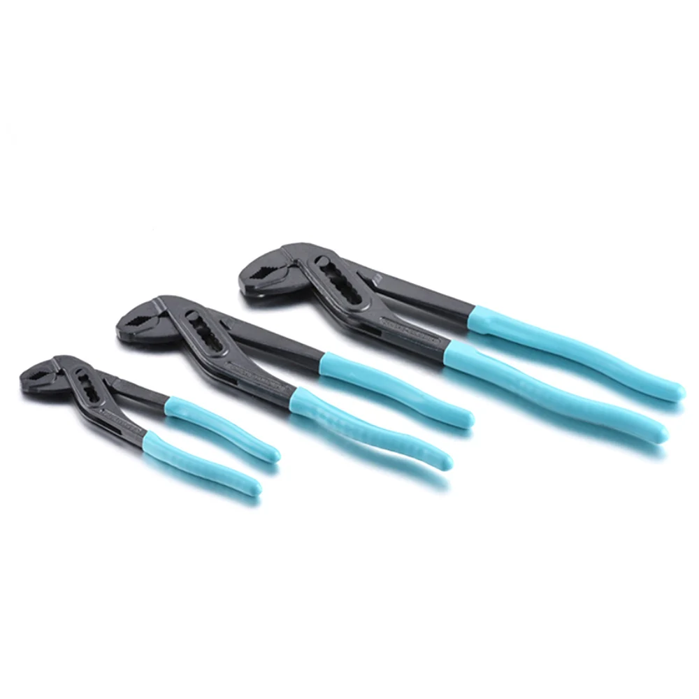 

Multifunctional 8" 10" 12" Water Pump Pliers 2-Piece plier Quick-Release Straight Jaw Groove Joint Pliers Plumbing Pliers