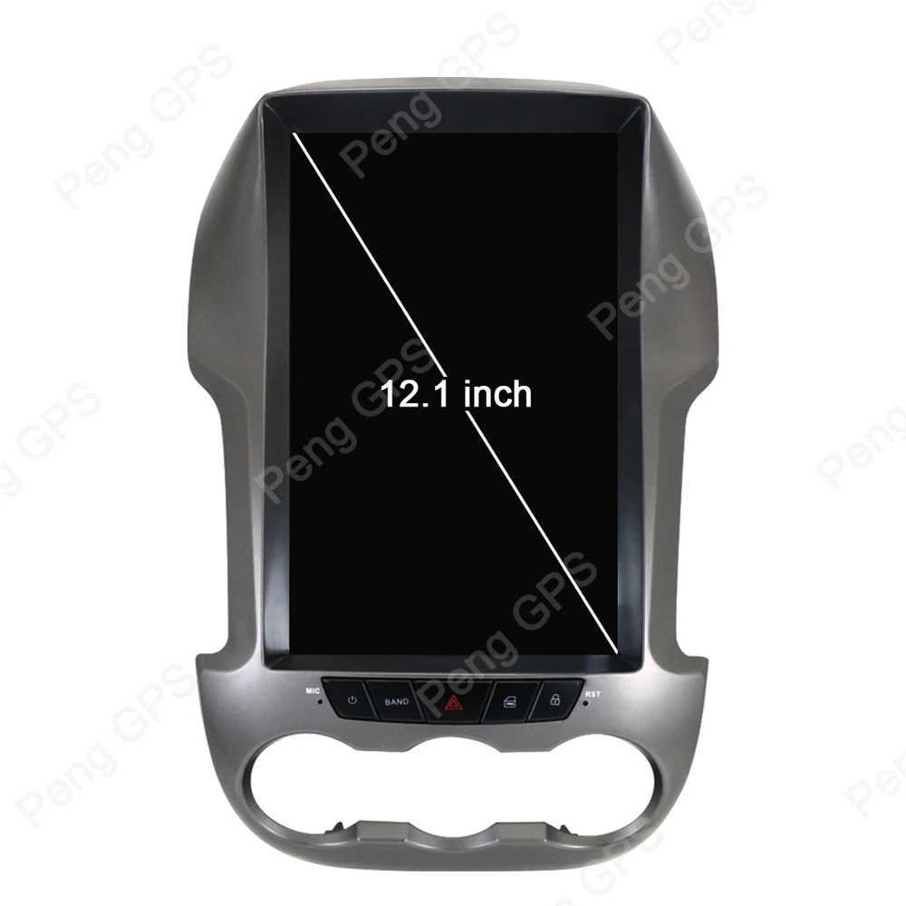 Clearance 12.1" 6 Core Android 8.1 Car GPS Navigation DVD Player for Ford Ranger/F250 2011-2016 Car Radio 4K Tesla Style 1092*1080 Unit 12
