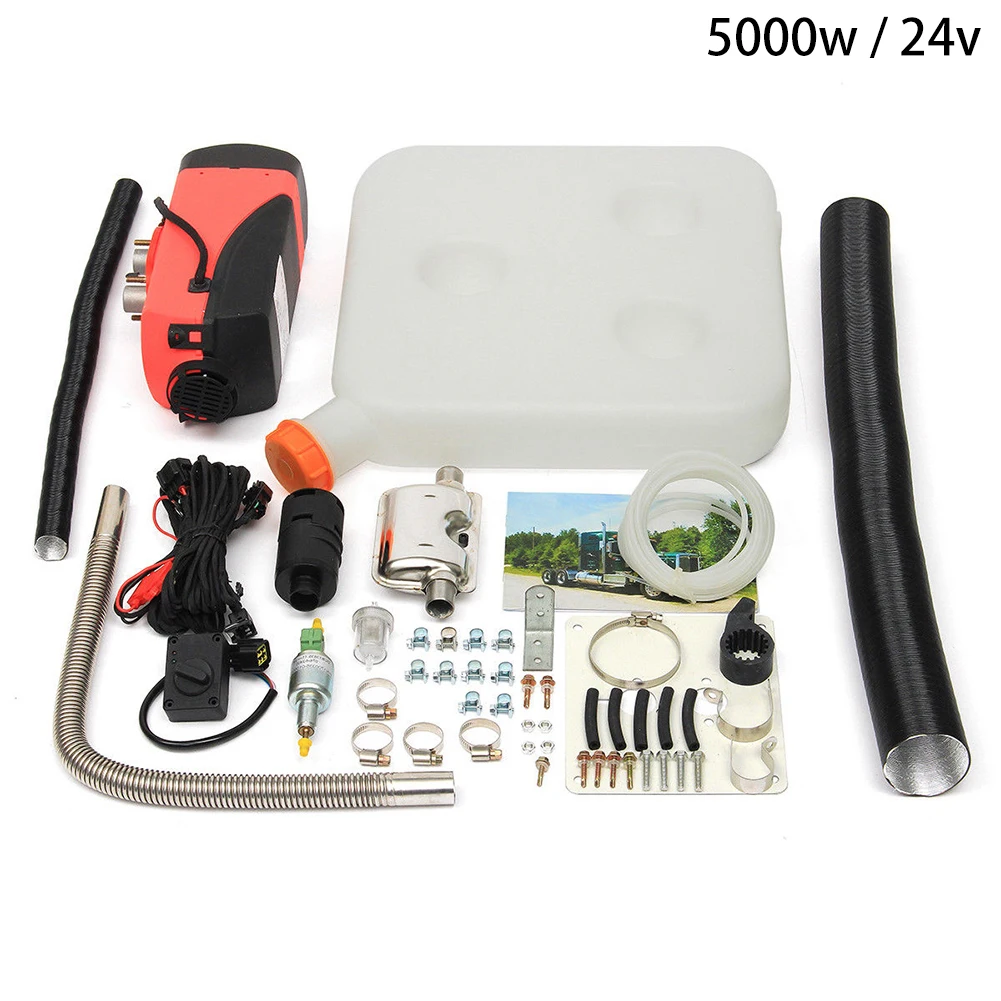 Buy 24V 5000W Air Diesels Fuel Heater Single Hole 5KW
