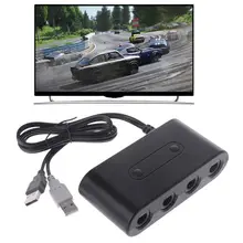 4 порта игры USB адаптер конвертер для GameCube GC контроллер для nintendo Switch WiiU PC